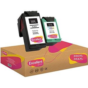 Excellent Print 350XL 351XL 350 351 Compatibel Gereviseerd Inkt Cartridges voor HP Officejet 5740 Photosmart C4280 C4480 C4205