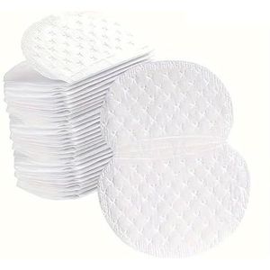 100 stuks okselzweetpads - wegwerp-okselzweetpads voor mannen en vrouwen - comfortabele en niet-gearomatiseerde zweetabsorberende voeringen