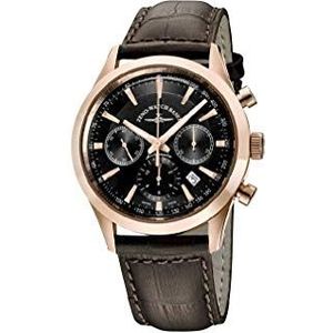 Zeno-Watch herenhorloge - Gentleman Automatic Chrono 7753 Gold Plated - 6662-7753-Pgr-f1