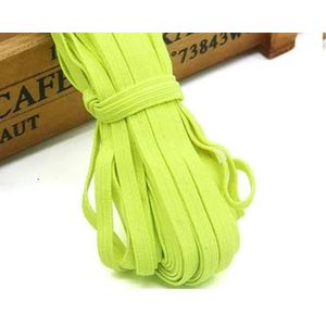 mm 6 mm kleurrijke hoog-elastische elastische banden touw rubberen band lijn spandex lint naaien kant trim tailleband kledingstuk accessoire-helder geel-6 mm 5 yards