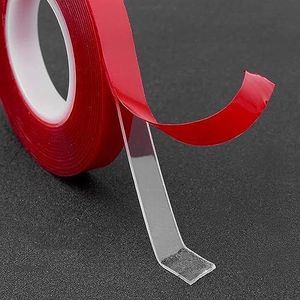 10m transparante siliconen dubbelzijdige plakband, acryl tape, hoge sterkte zelfklevende sticker (15 mm)