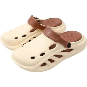 Cloudies slippers voor dames, Unisex sportstrandsandalen met omwikkeld teenontwerp - lichtgewicht buitenschoenen voor dames en heren | House Slides douchesandalen(Brown,45 EU)