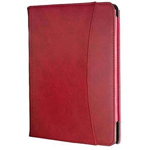 Pu Leather Smart Cover Case Geschikt for Kobo Aura One 7.8“ N709 eReader Pocket Sleeve Met Auto Sleep Funda (Color : Wine Red)