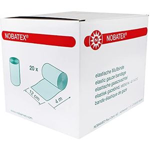Nobamed Nobatex elastische gaasverband 20 stuks (12 cm x 4 m)
