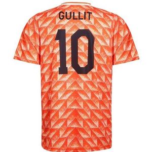 EK 88 Voetbalshirt Gullit - Nederlands Elftal - Oranje - Kind en Volwassenen - Maat S