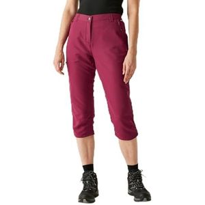 Regatta Chaska Capri III 3/4 broek voor dames, Beaujolais, 42 kort