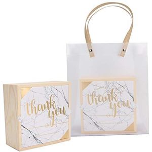 Gekke Verkoop Gift Box, Gift Bag, Gift Celebration voor Bruiloft Verjaardag Party (Platinum Marble)