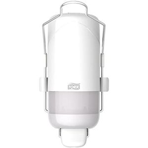 Tork zeepdispenser met hendel voor vloeibare zeep en antibacteriële handzeep - 560101 - Hygiënisch S1-dispensersysteem, wit