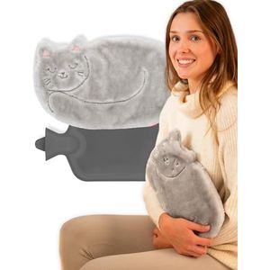 soxo Hot Water Bottle Warmwaterkruik Zachte Kruik Warm Water Cadeau Hot Water Bag Kat Met Oren