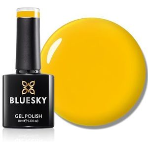 Bluesky AW2414 Gel Nagellak 10ml, Zonnebloem Glow - Gele Gel Nagellak voor 21 dagen Manicure, Professioneel, Salon & Thuisgebruik, Vereist uitharding onder LED UV Nail Lamp
