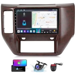 Android 13 QLED Autoradio voor Nissan Patrol V 5 Y61 2004-2021 - Ingebouwde DSP/Carplay/Android Auto - Camera + DVR - 9 inch 2 Din - Stuurbediening - FM AM RDS DAB Radio - BT 5.0(B,NF-4)