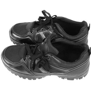 Sportschoenen, Ademend Verhoogde Antislipzool Rubberen Lichtgewicht Wandelschoenen Bergschoenen voor Heren Klimmen Wandelen (Klassiek zwart)