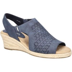 Easy Street Serena Wedge sandaal voor dames, marineblauw, 39.5 EU