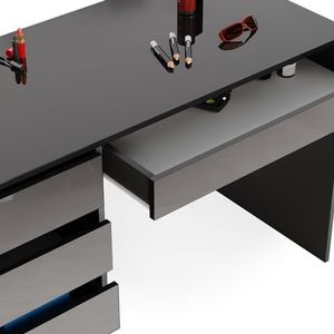 Vicco Kaptafel ""Sherry"", Antraciet, 120 cm