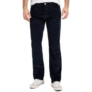 Rock Creek Corduroy broek voor heren, regular fit H-399, Donkerblauw, 32W / 32L