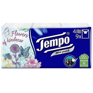 Tempo - Zakdoeken - Minipack - 9 x 5 Stuks - Zacht en Sterk