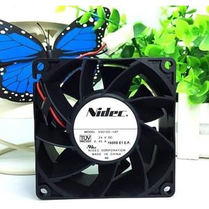 For Fan V35132-16F - 4800RPM Inverter Fan for Computer Cases High-Performance 8cm DC 24V LMNCBVYA