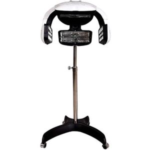 Haardroger Droogkap Kapper Professionele Haarpermanent Kleurversneller Processor, Perm Droger Versneller, met Verstelbare Timer en Temperatuur(FloorStand)