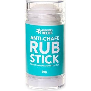 RUBSTICK - 30g anti-schaafbalsem om irritatie, wrijving en blaren tijdens het sporten te voorkomen. Zweetbestendig, waterdicht, gemakkelijk aan te brengen, natuurlijke ingrediënten, neutrale geur
