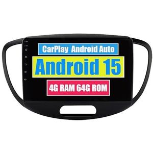 RoverOne Auto Stereo CarPlay Hoofd Unit voor Hyundai Grand I10 2007 2008 2009-2013 Android Auto Touchscreen Sat Navi Bluetooth WiFi Radio Speler