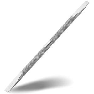 Rui Smiths Professionele Dubbelzijdig Roestvrij Stale Metalen Duwer (Nagelriem Duwer) En Driehoek Gel Nagellak Remover Schraper Tool - Stijl No. 105