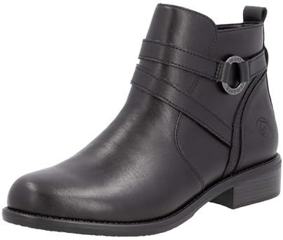 Enkellaarsjes - Effen - Leer - Ritsluiting - Platte Hak