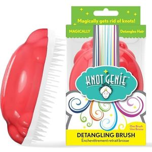 Knot Genie Ontwarrende haarborstel voor kinderen | Originele volledige grootte | Perfect voor krullend haar, zacht gescheiden klitten, laat het haar glad en glanzend | De pijnvrije knoopontklitter