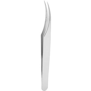 Wimperpincet met Gebogen Volume, Duurzame Wimperverlengingspincet voor Thuis (Dolfijnpincet 12,6 cm lengte)