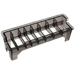 8 Grid Guide Comb Desktop Rack Transparante Limit Comb Organizer Transparant Zwart