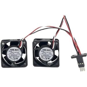 A set of two fan 6pin NBM 1608KL-05W-B69 DC24V 0.13A Fanuc system cooler