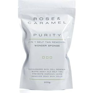 Purity Scrub Away. Tan wisspons, mangogeur. Beste nep bruinverwijdering