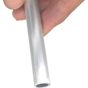 Aluminium standaard buis 6061 Aluminium steigerpalen 100 mm, diverse maten for autocarrosserieën en fietsendragers(8x2mm)