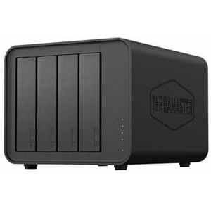 TERRAMASTER F4-424 Pro NAS-opslag - 4Bay Core i3 8-Core 8-thread CPU, 32 GB DDR5 RAM, 2,5 GbE-poort x 2, netwerkaangesloten opslag piekprestaties voor bedrijven (schijfloos)