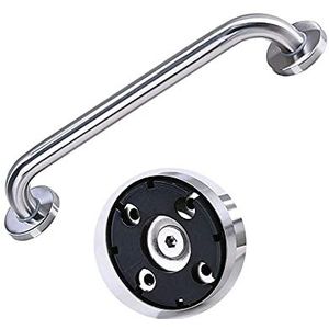 Badkamer handgreep leuningen, grijphandgrepen veiligheid, leuningen grijper bar badkamer roestvrij staal, douche armsteun toilet ouderen gehandicapte bad Skid handvat handdoekhouder/43 cm