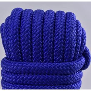 Buitentouw, klimtouw, Kerngesponnen Parachutekoord Lanyard Tenttouw for Wandelen Camping Waslijn DIY Armband (Color : Blue, Size : 50M)