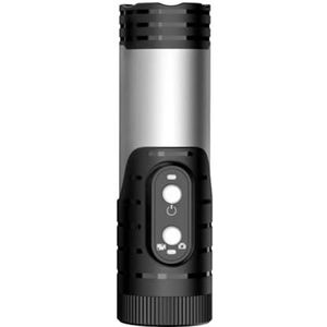 4K Fiets Wifi Actie Video Sportcamera met Stabilisatie Geschikt for Motorhelm MTB Fiets Black Box Buitenlichaam Fietsen(1080P Antishake 64GB,Silver)