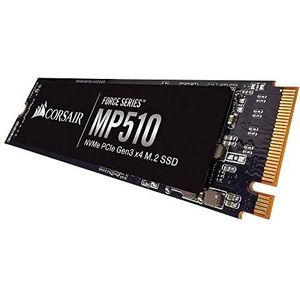 Corsair Force Mp510 960 Gb Nvme Pcie Gen3 X4 M.2-Ssd (Tot 3,480 Mb/S), Zwart