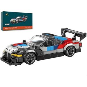 SPIRITS X6 autobouwblokkensets for jongens -, Super Cars bouwsteenspeelgoed, Speed ​​Racing Cars Kit om te bouwen, for jongens meisjes, bouwblokken speelgoed for kinderen, volwassenen 11108 (Size : R