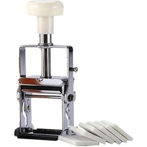 Draagbare inkjetprinter Vervaldatum PRINTER PRODUCTIE DATUM CODE CODING TOOLS MANUAL PARTIJ MARKKETTING MACHINE OLIEPAD PRINTER METAAL HOUTEN voor codedatumlabel(No Ink)