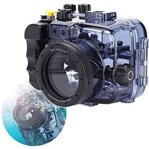 Topiky Waterdichte Camera's Case, 60m / 195ft Onderwater Duiken Behuizing Cover met exacte Snijden van elke Knop voor Sony A6000/A6300/A6500