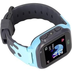 Smart Watch voor Kinderen, Klassikale Modus IP65 Waterdicht Smart Watch voor Kinderen SOS Help 2-weg Spraakoproep voor Binnen (Blauw)