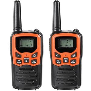 2 Stuks Draagbare Walkietalkieradio's Met 22 Kanalen, Set Van 10 Km, UHF 400-470 MHz, Dualband, Langeafstandscommunicatietransceiver HGC Duidelijke Stemoverdracht