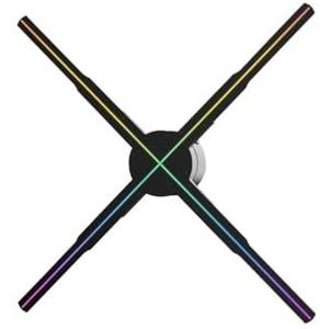 3D Hologram Fan, Wifi Real-time Ultra HD 2512LED Verlichting Reclame Display Holografische Verlichting Speler Projector for Winkel, Bar Hoge definitie(65cm HD edition)