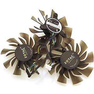 LMNCBVYA High-Performance 12V 83mm 4Pin Cooling Fan for GTX 970-4GD5 HC HA Graphics Card Replacement