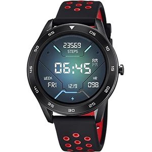Lotus Smart-Watch 50013/4, zwart/rood, Sportief