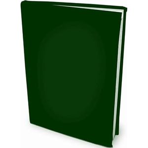 Rekbare boekenkaften - Groen - A4-12 stuks