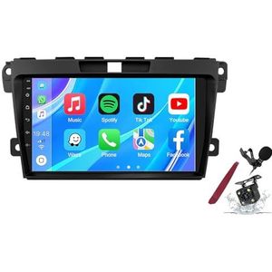 Android 14 Autoradio Stereo voor M-azda CX7 (2008-2015) 9-inch Touchscreen Multimedia Speler met Draadloze Carplay GPS Navigatie FM RDS Bluetooth 5G-WiFi SWC DSP,M100s