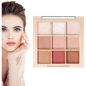Oogschaduwpalet | Creatief Shimmer Oogschaduwpalet | Langdurige Contouring Markeerstift, Blusher, Oogschaduw voor Meisjes Vrouwen Beginners Jimii