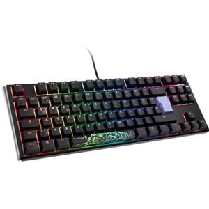 Ducky One 3 Classic - TKL Gaming Toetsenbord - Zwart/Wit - RGB LED - MX-Speed-Silver