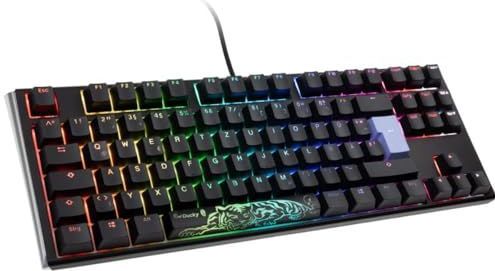 Ducky One 3 Classic - TKL Gaming Toetsenbord - Zwart/Wit - RGB LED - MX-Speed-Silver